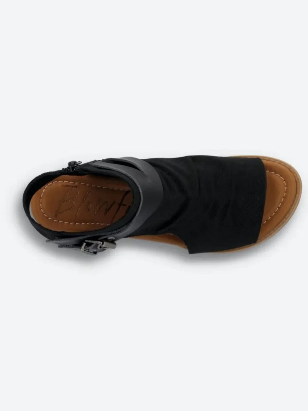 NWOT Blowfish Malibu Balla Sandals Black Canvas & Leather- 6